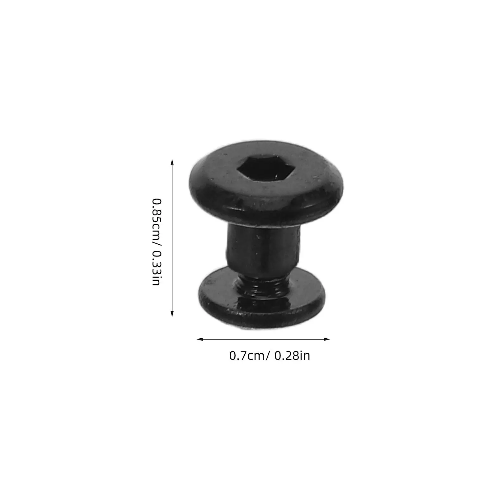 20Sets Stainless Steel Furniture Joint Screws Hex Drive Bed Connector Bolts Chair Frame Fasteners Woodworking Cap Nuts
