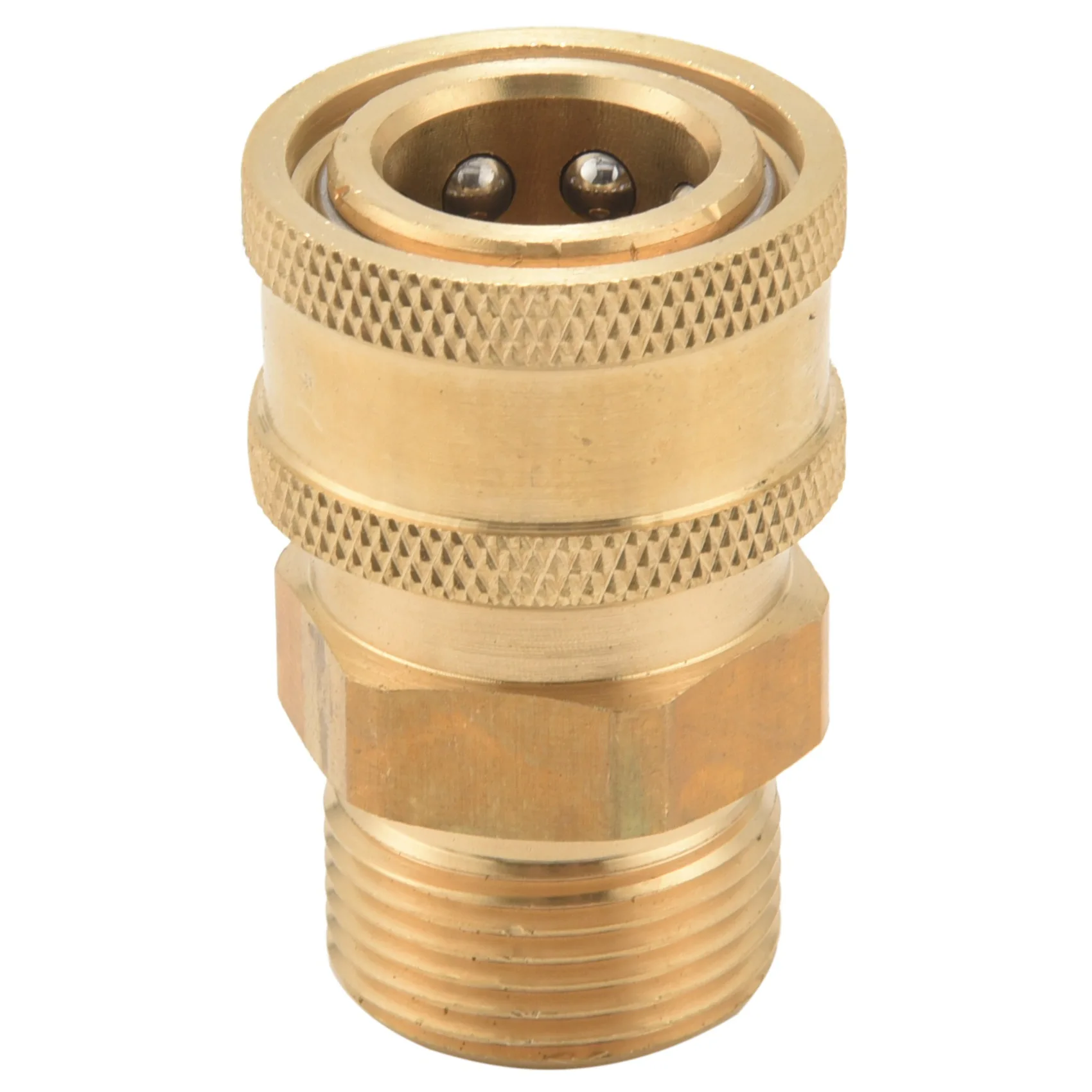 Pressure Washer Adapter Set, Quick Connect Kit, Metric M22 15Mm Female Swivel To M22 Male Fitting, 5000