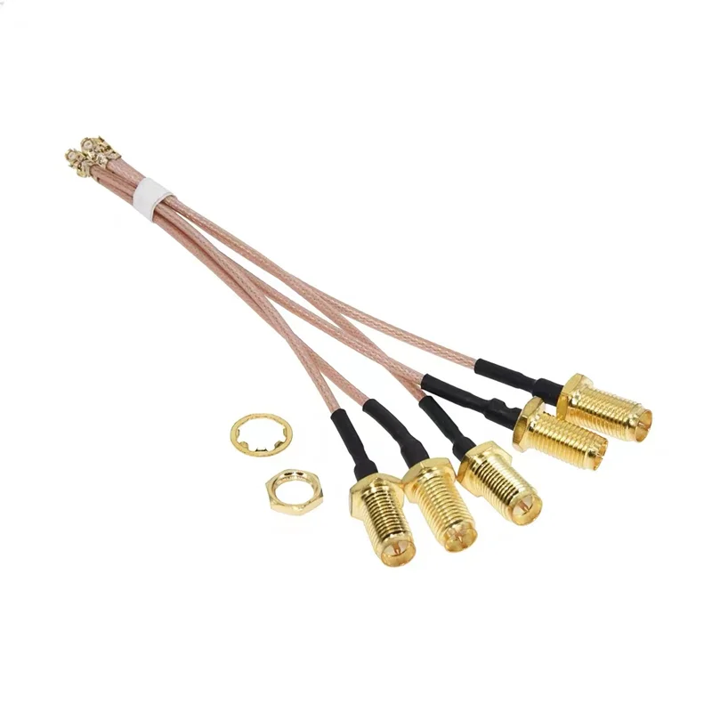 UF.L to RP-SMA Female Connector Antenna Extension Cable RF Bridge Flex Cable for PCI RP-SMA Jack to WiFi Card IPEX-K to rpSMA-KY