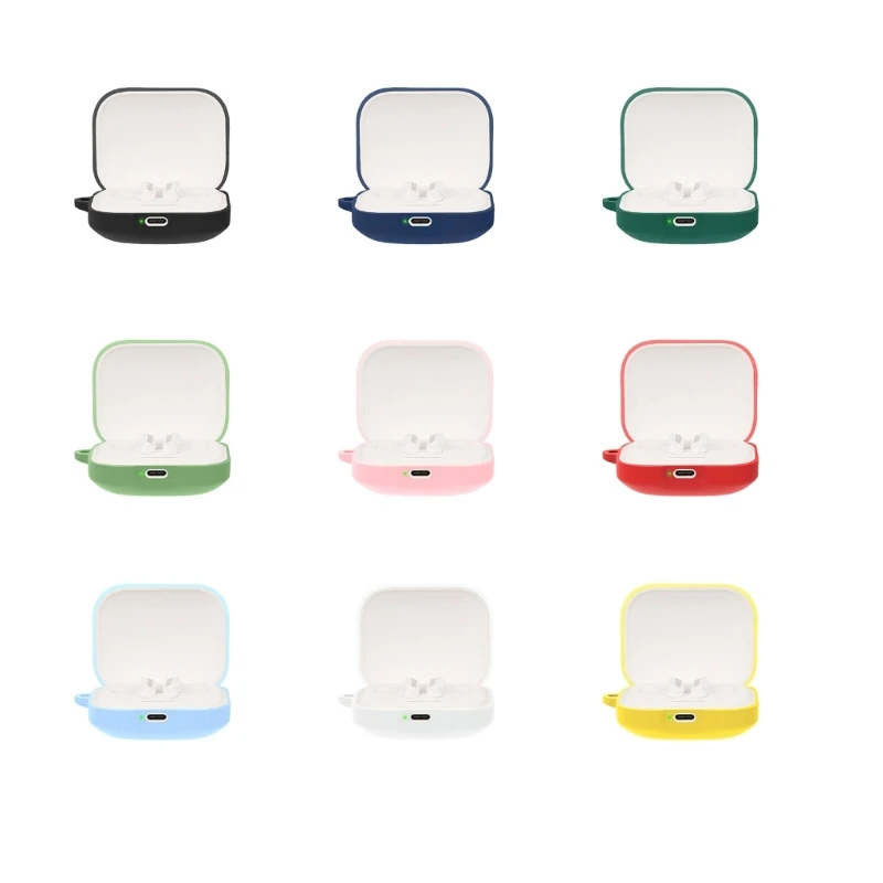 Q1W2 ヘッドフォンソフトカバー洗えるシェル Redmi Buds 5 ハウジングアンチスクラッチスリーブ