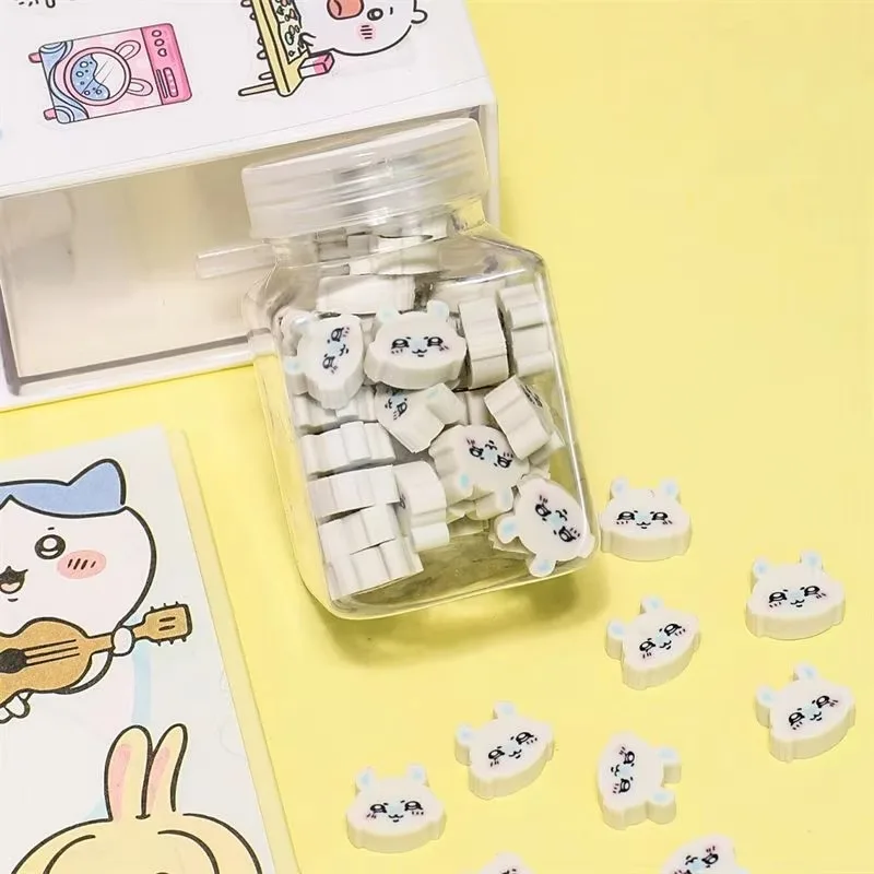 Japanese Chiikawa Momonga Cartoon Eraser Cute Rakko Usagi Student Eraser Clean Thoroughly Prizes and Gifts for Girls Chikova