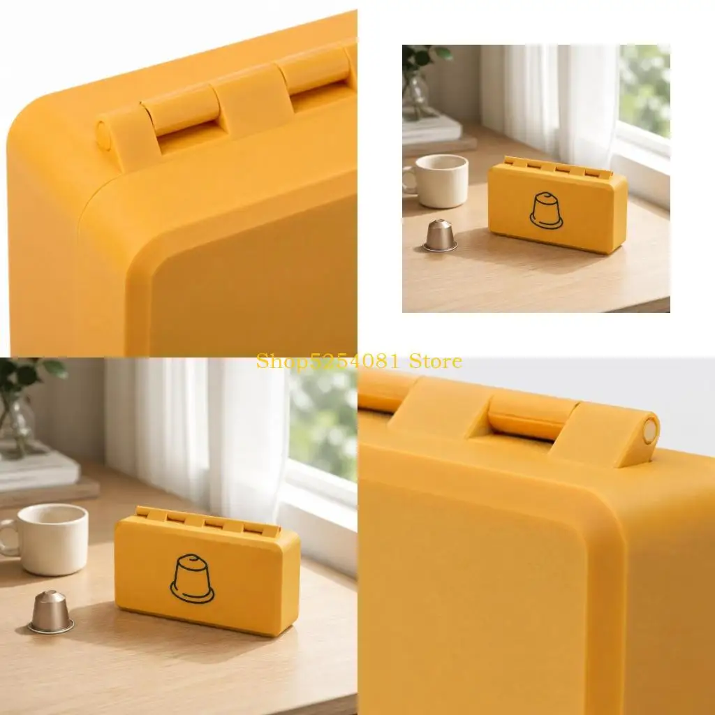 AXYC Plastic Single-Serve Coffee Capsules Case with Magnetic Closure, Made to Keep Individual Coffee Servings Together for