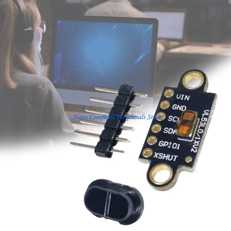 F68C Flight Time Distance Sensors Module 3V-5V VL53L1X for Engineering Project