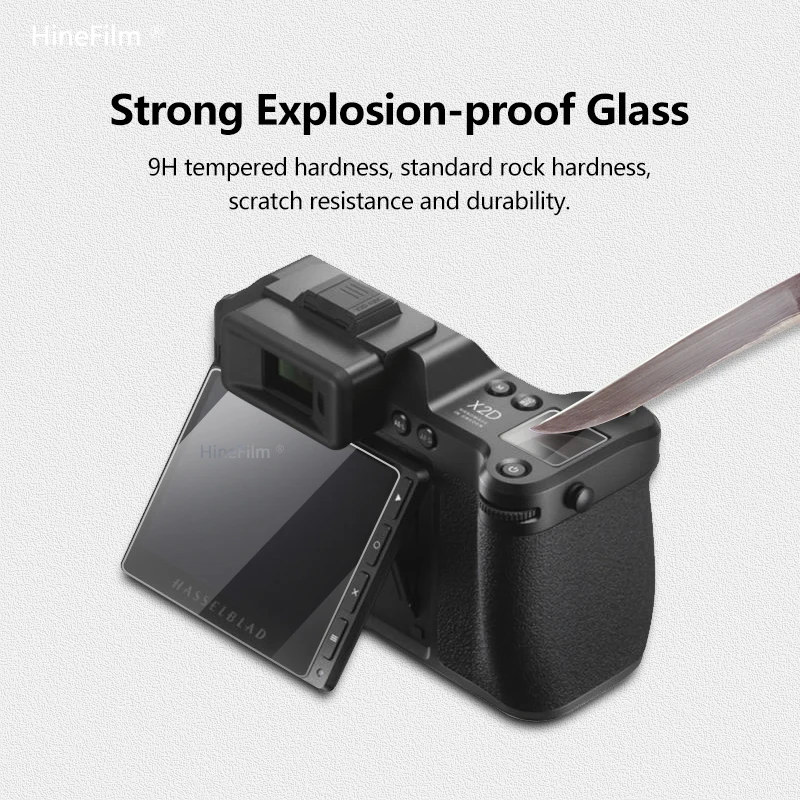 X2D100C X1D2-50C Camera Glass 9H Hardness Tempered Glass LCD Screen + Info Screen Protector glass Hasselblad X1DII-50C Camera - Image 4