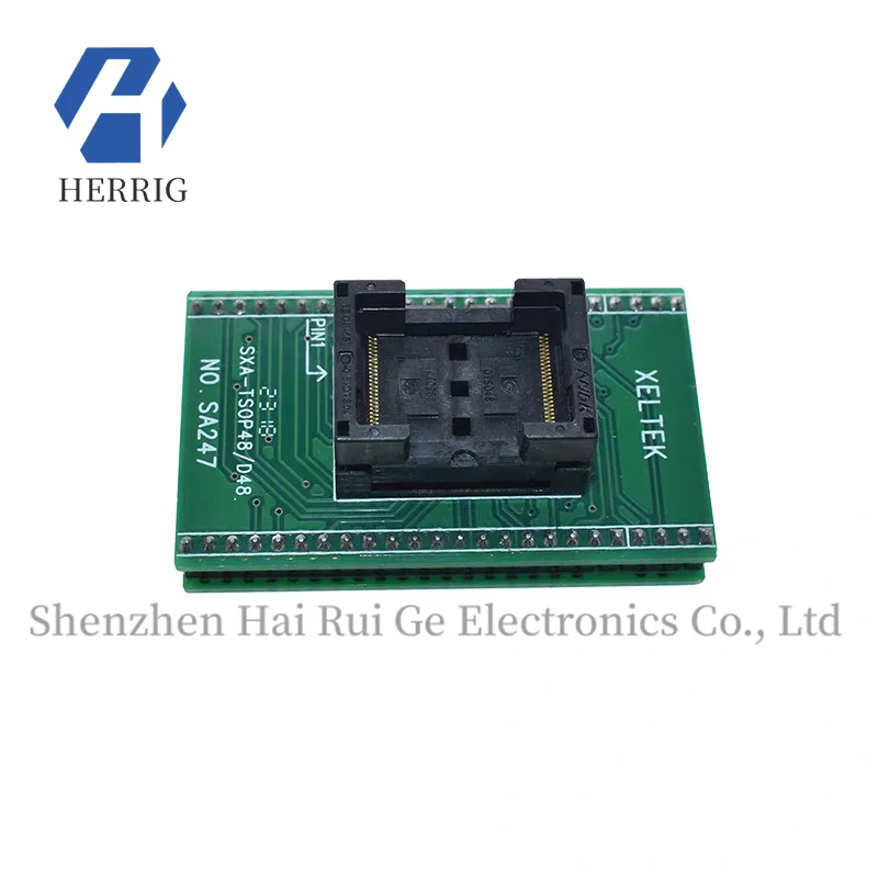 

Double contact TSOP48 to DIP48 adapter socket, test socket, programming and burning adapter socket to DIP48