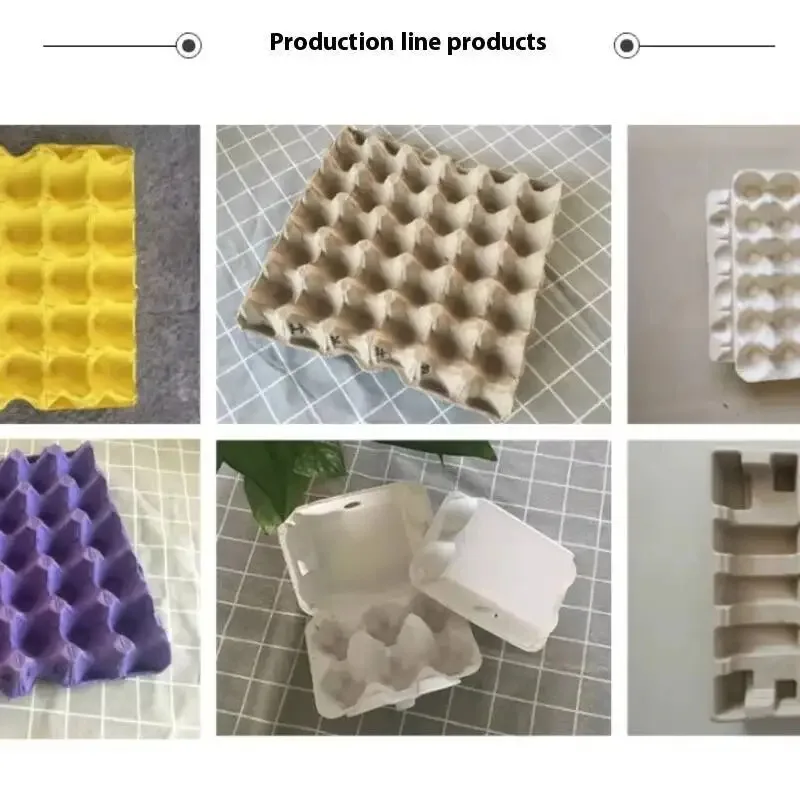 Automatic Egg Tray Equipment For Producing Eggshells Egg Tray Making Machine Egg Tray Machine Fruit Tray Production Machine