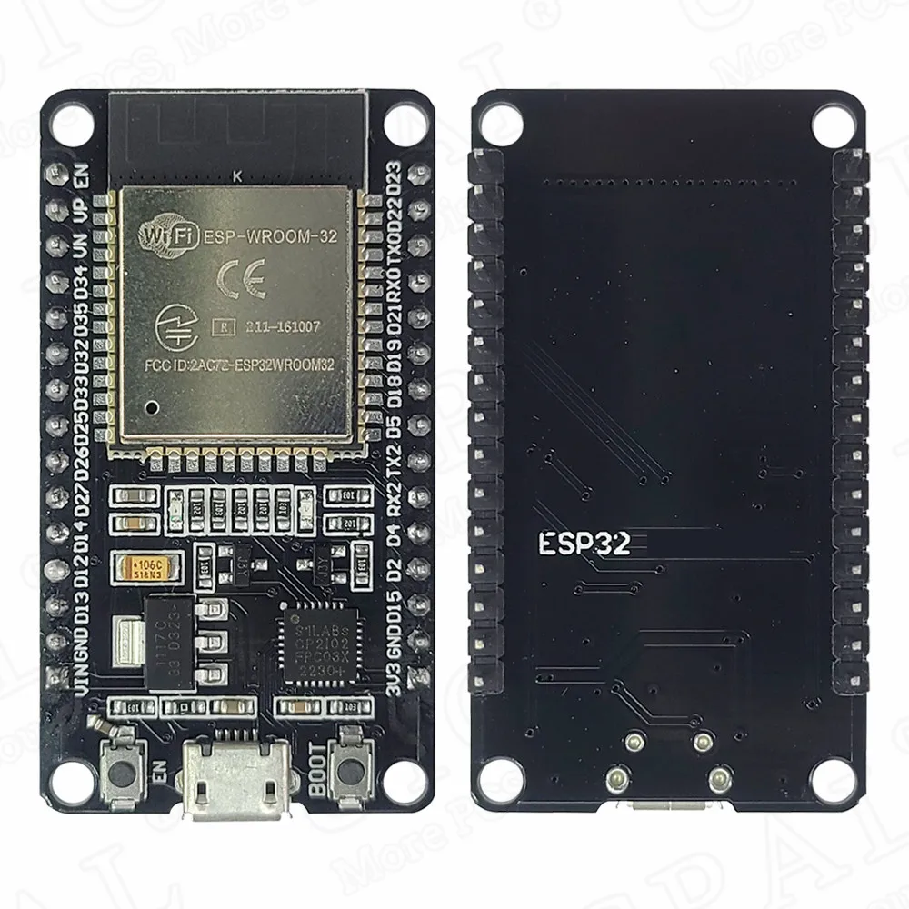 Carte de développement ESP32 2.4G WIFI Bluetooth Tech 30 broches 38 broches CP2102 Micro Type-C Ultra-faible consommation d'énergie touristes Core ESP-32