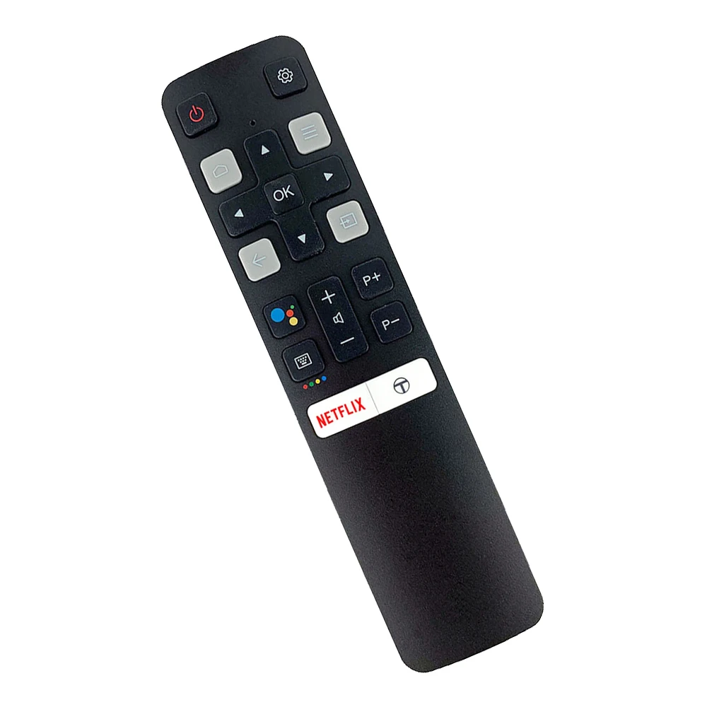 RC802V FUR6 Google Assistant Voice Remote Control For TCL TV Replace Controller