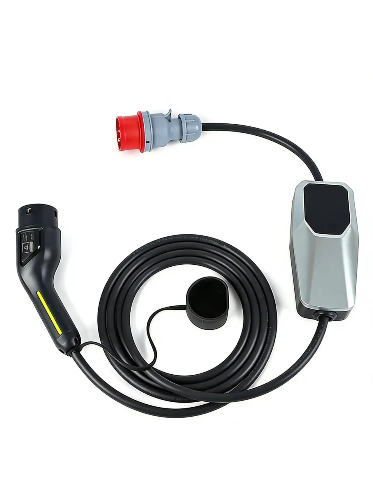 EV Charger 11kw 22kw DC Bescherming 16A/32A 3 fase voor Elektrische Auto 6A-16-32A 4/10/15 Meter Draagbare Thuis Oplader - afbeelding 2