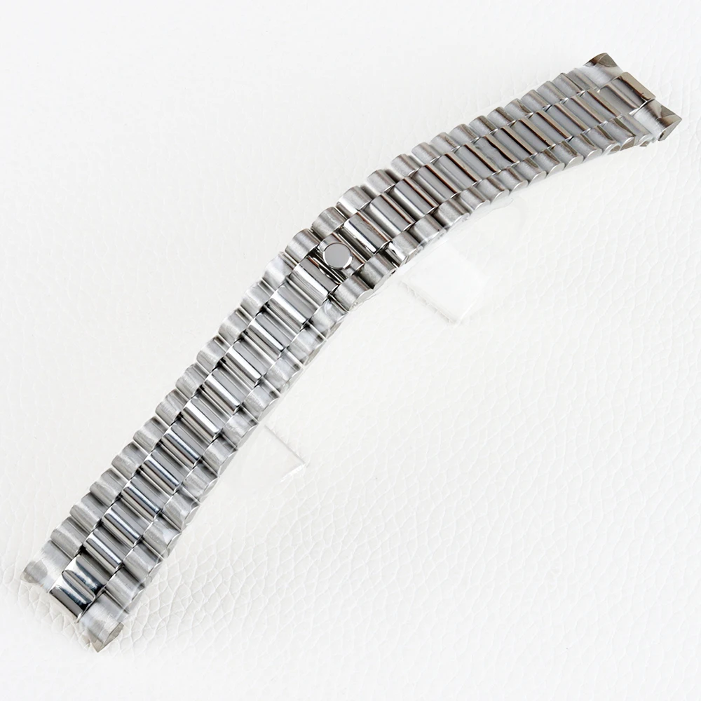 20MM Width Oyster/Jubilee Bracelet Silver Soild Steel Ad justment buckle Wristband for Datejust SUB GMT NH35 watch case 36/40mm
