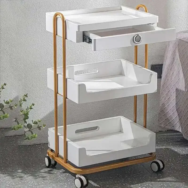 

Cosmetic Helper Tool Trolley Utility Aesthetic Storage Aesthetic Auxiliary Cart Carro Auxiliar Con Ruedas Salon Furniture