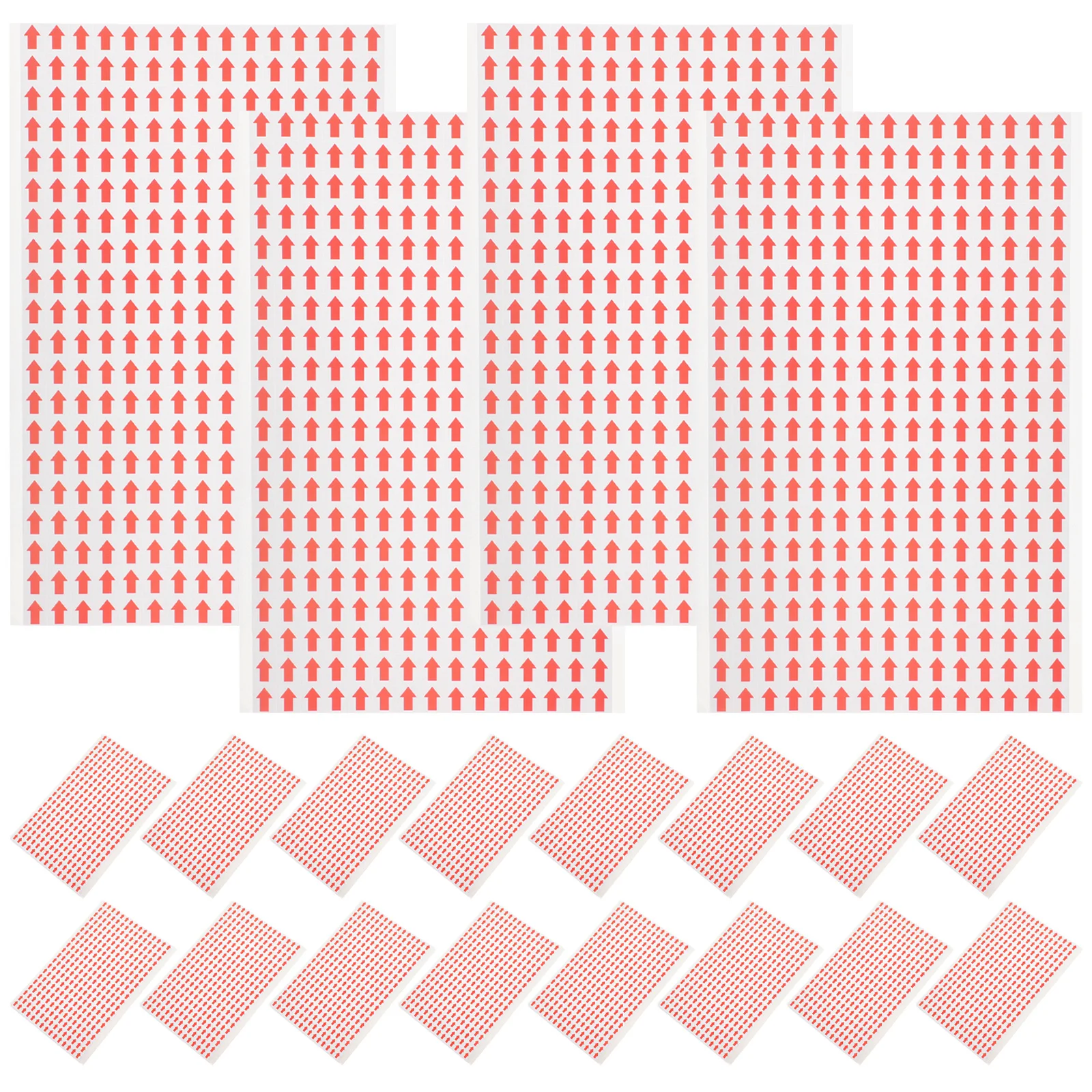 Arrow Stickers Red Directional Floor Marking For Office Safety Adhesive Decals Directions Indication