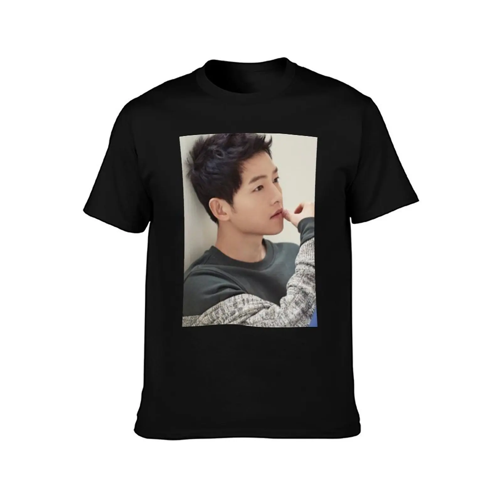 Song Joong Ki - V26 T-Shirt anime clothes designer shirts mens tall t shirts