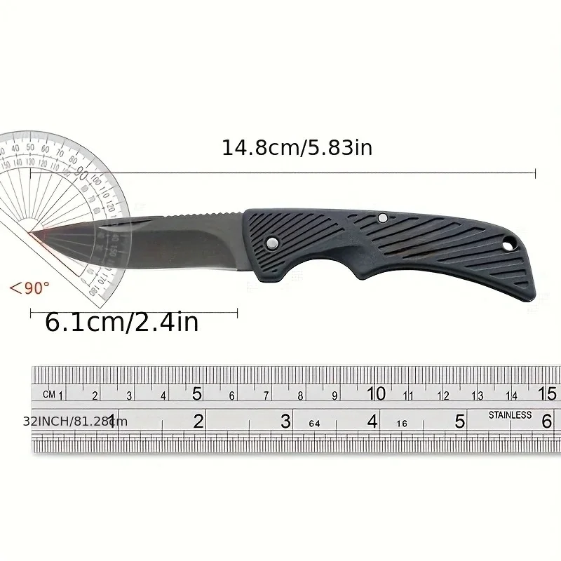 Outdoor Folding Pocket Knife, Defensive Knife, Multi-purpose, Hiking, Cutting, Survival, EDC Tool