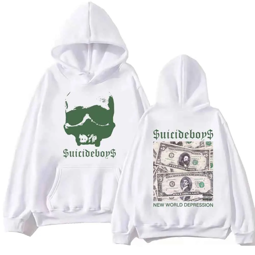 Suicideboys Hoodie depresi Dunia Baru Pullover atasan Hip Hop Harajuku hadiah penggemar