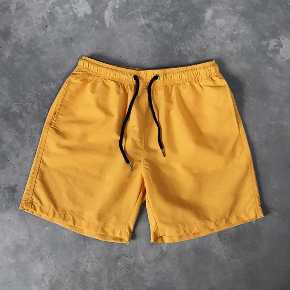 Short de course à pied à taille élastique pour homme, short de sport, pantalon court de jogging décontracté, été, 2024