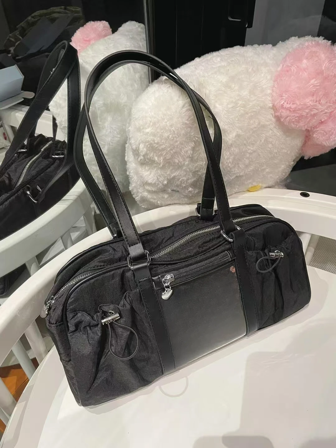 Miyagawa Japanese JK New Sweet Girl Pain Bag Versatile Large Capacity Single Shoulder Commuter Bags image 4