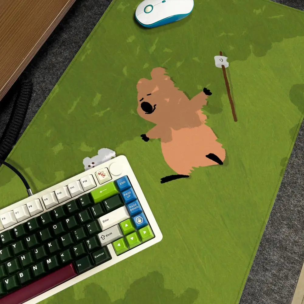 Cartoon Dinotaeng Mouse Pad Xxl Computer Large Size Non-slip Gamer Keyboard 90x40cm Art Design HD Deskmat