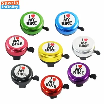Cute Bicycle Handlebar Bell Loud Sound Alarm Warning Mini Kids Bike Horn Bells Ciclismo Anel Crianças Mulheres Homens Bike Acessórios