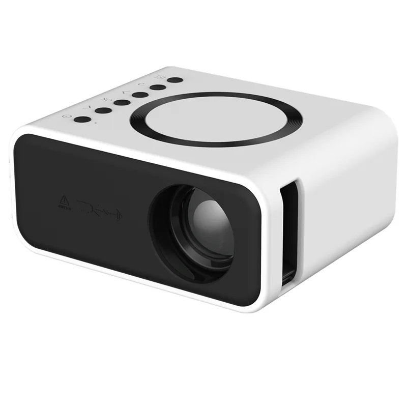 ABZW 1Set Wifi Mini Projector YT300 LED Projector  Portable Home Theater Supported 1080P US Plug A