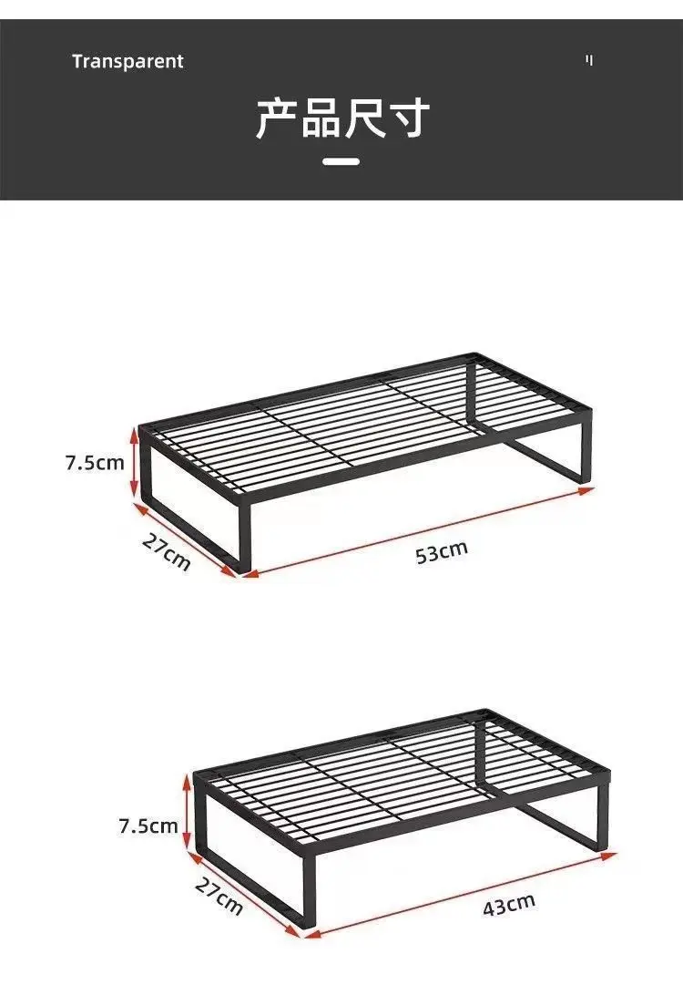 Laptop Stand Dormitory Storage Heat Dissipation Barbecue Rack Desktop Height Increase Computer Height Increase Stand