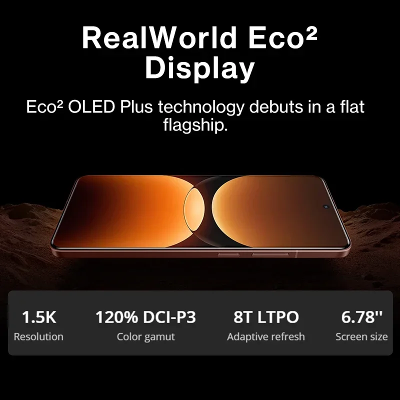 هاتف ذكي Realme GT 7 Pro 5G Snapdragon 8 Elite AI Ultraklare Snap Camera RealWorld Eco2 عرض 6500 مللي أمبير Akku 120 وات شحن #6