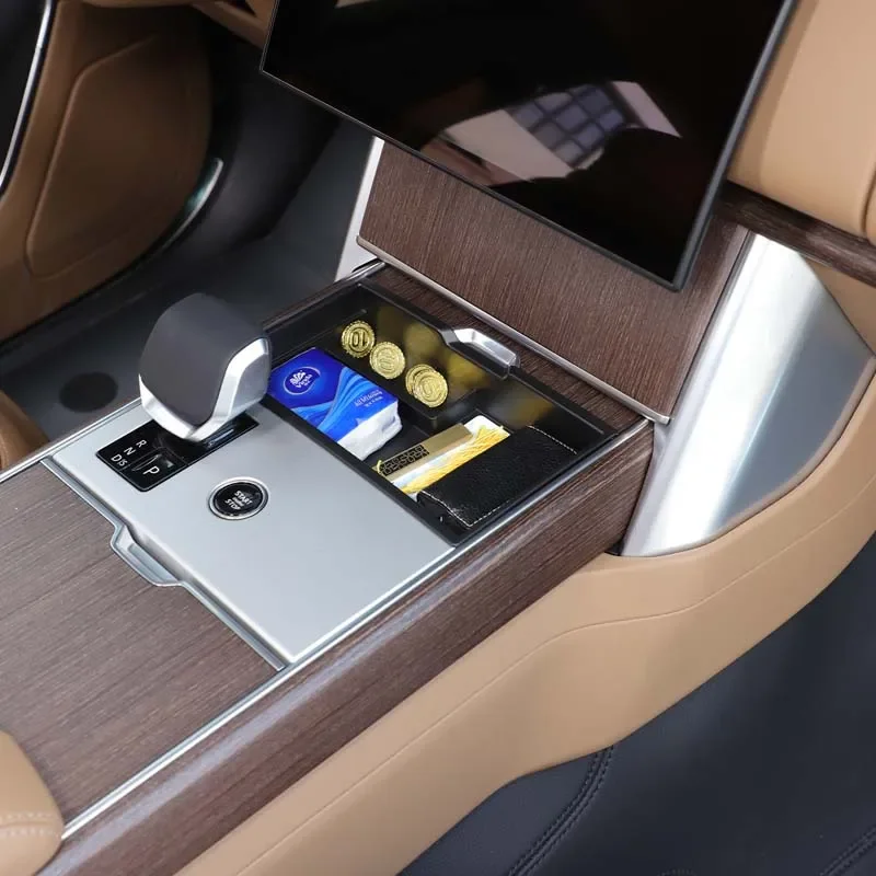 

For Land Rover Range Rover Administratio 2023+ Central Control Storage Pallet Storage Storage Box above Central Control Gear ABS