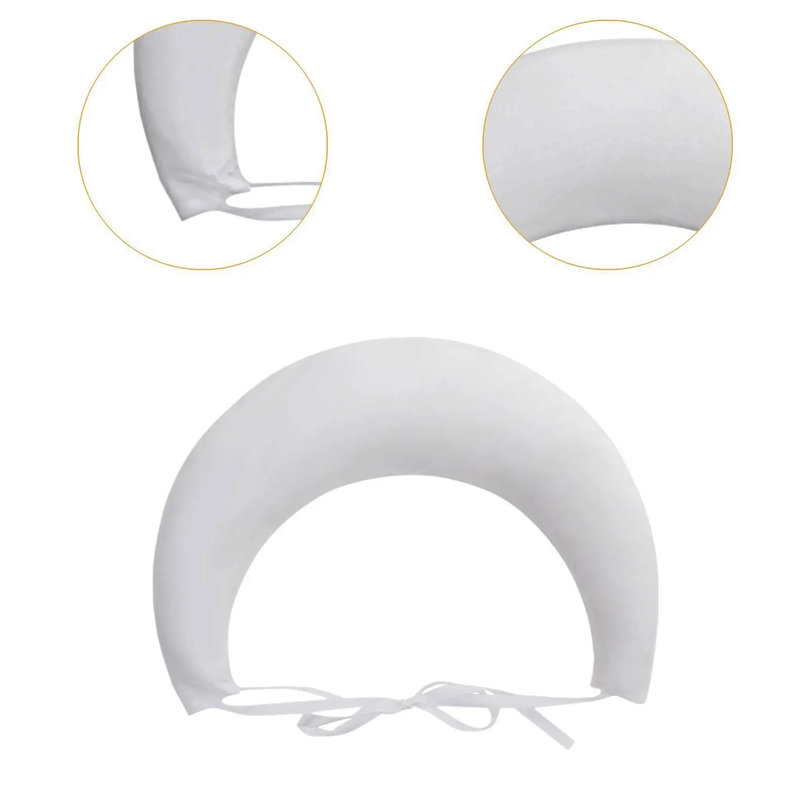 فستان نسائي أبيض صخب رول إليزابيث ريترو فستان فيكتوري رامب وسادة صخب تنورة قابلة للتعديل دعم ثوب نسائي