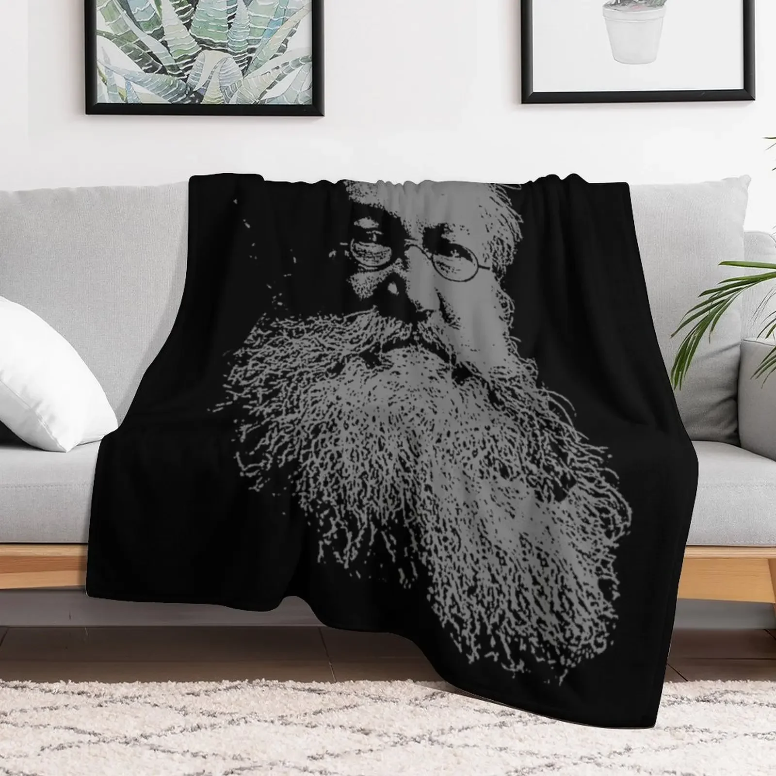 Peter Kropotkin Throw Blanket Men's Soft Warm Throw Blanket for Couch