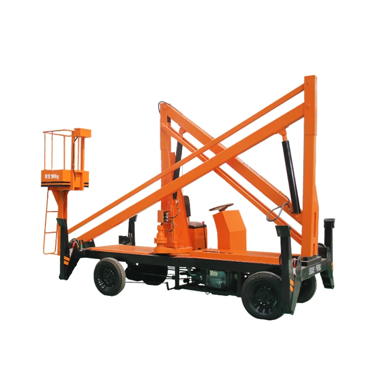 Factory Construction Work Curved Arm Telescopic Machine Self-propelled Telescopic Boom Elevator Safe and Durable