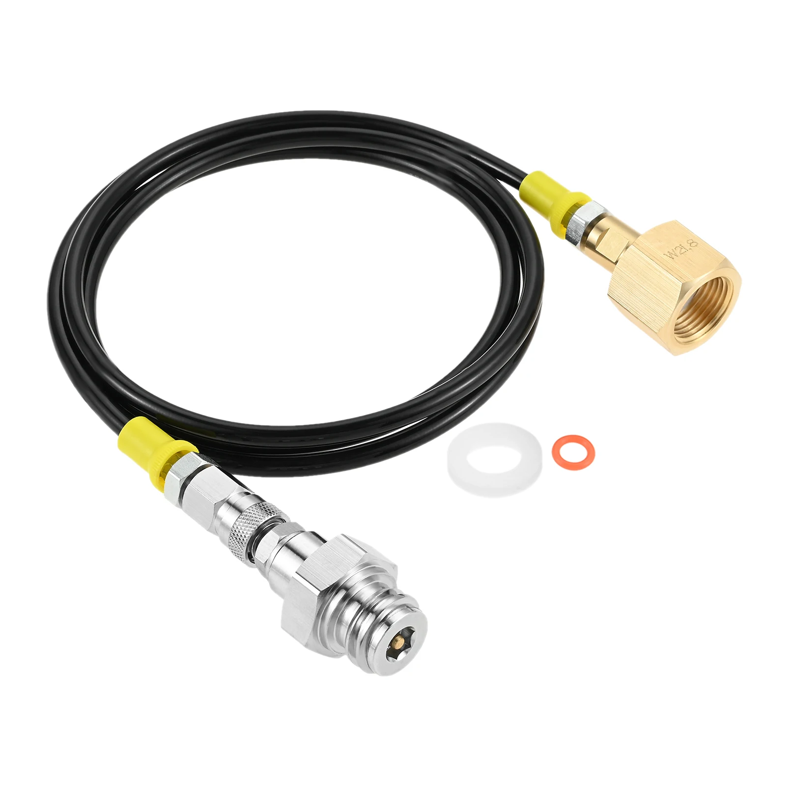 1Set CO2 Adaptor Hose High Pressure Compatible with the Grohe Blue Home Water Machine DIN477/W21.8 Outlet Valve Accessories