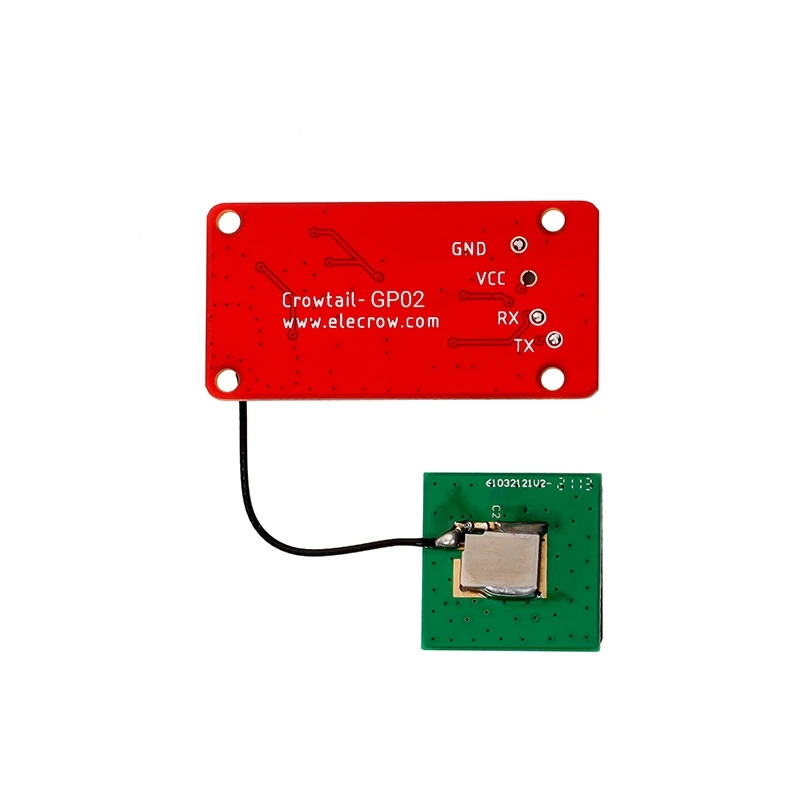 Crowtail + GPS + BDS módulos con GP02 de posicionamiento por satélite microcontrolador con 32-bit RISC CPU apoyo BDS/GPS /GLONASS