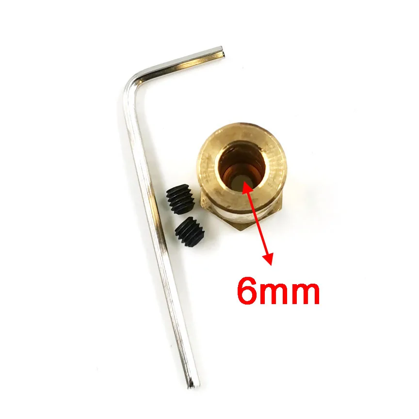 Immagine 5: Parti del robot del connettore del motore CC dell'accoppiamento dell'albero esagonale allungato in rame da 30 mm 3 mm 4 mm 5 mm 6 mm 7 mm 8 mm