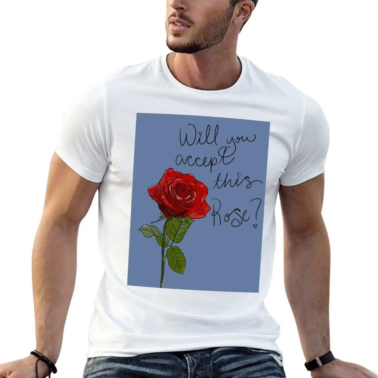 The Bachelor Will you Accept this Rose? 2020 T-Shirt Classic Basic Casual T-Shirt