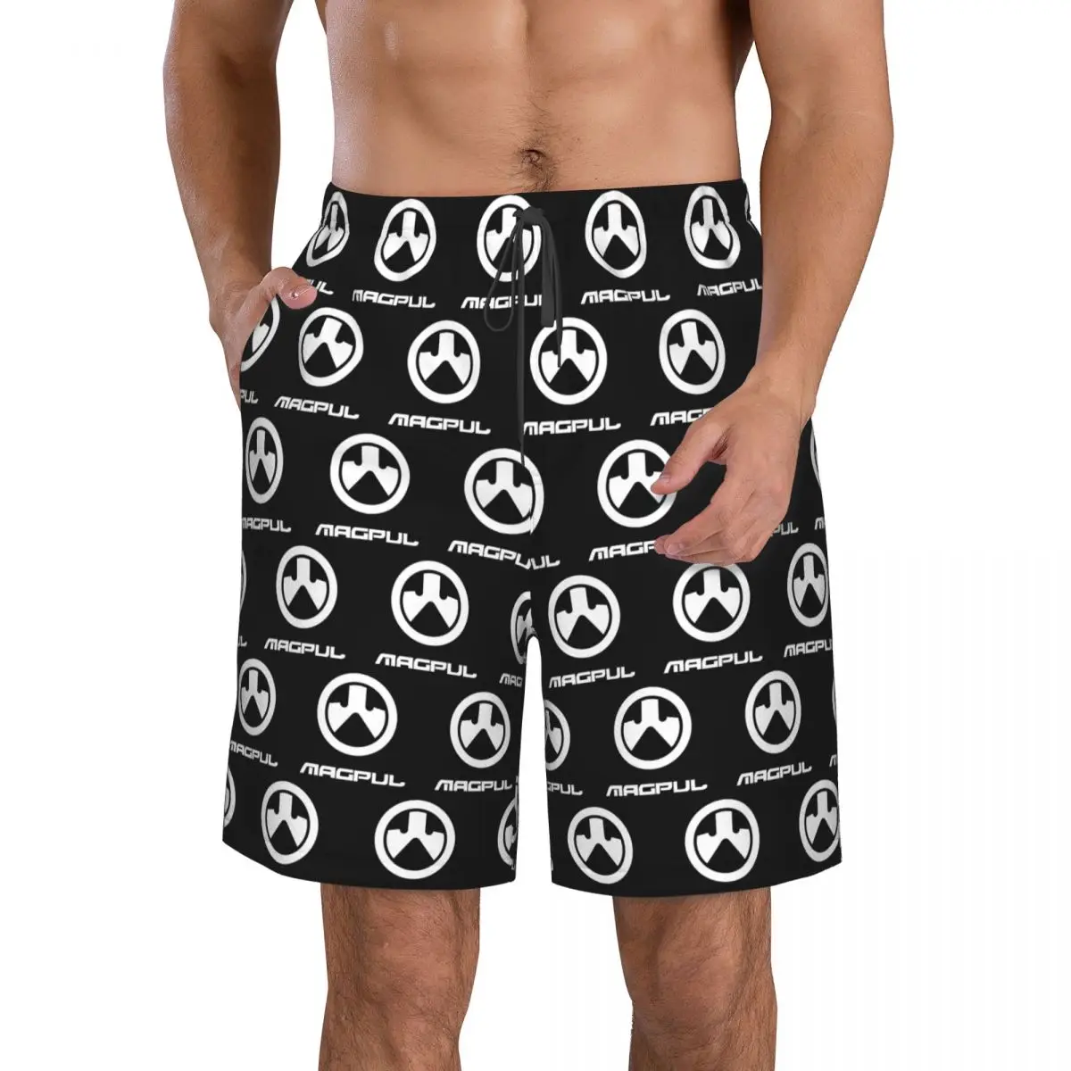 

Magpul Firearms Logo Trunks Beach Board Shorts Casual Quick Dry Swimming Summer Men Pants