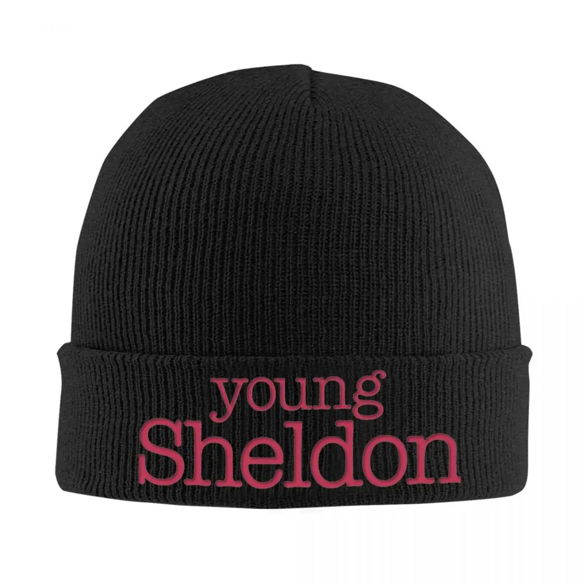 Funny Young Sheldon TV Show Beanie Hats Skullies Beanies Kpop Warm Soft Men Women Caps Spring Custom Retro Bonnet Hats Gift