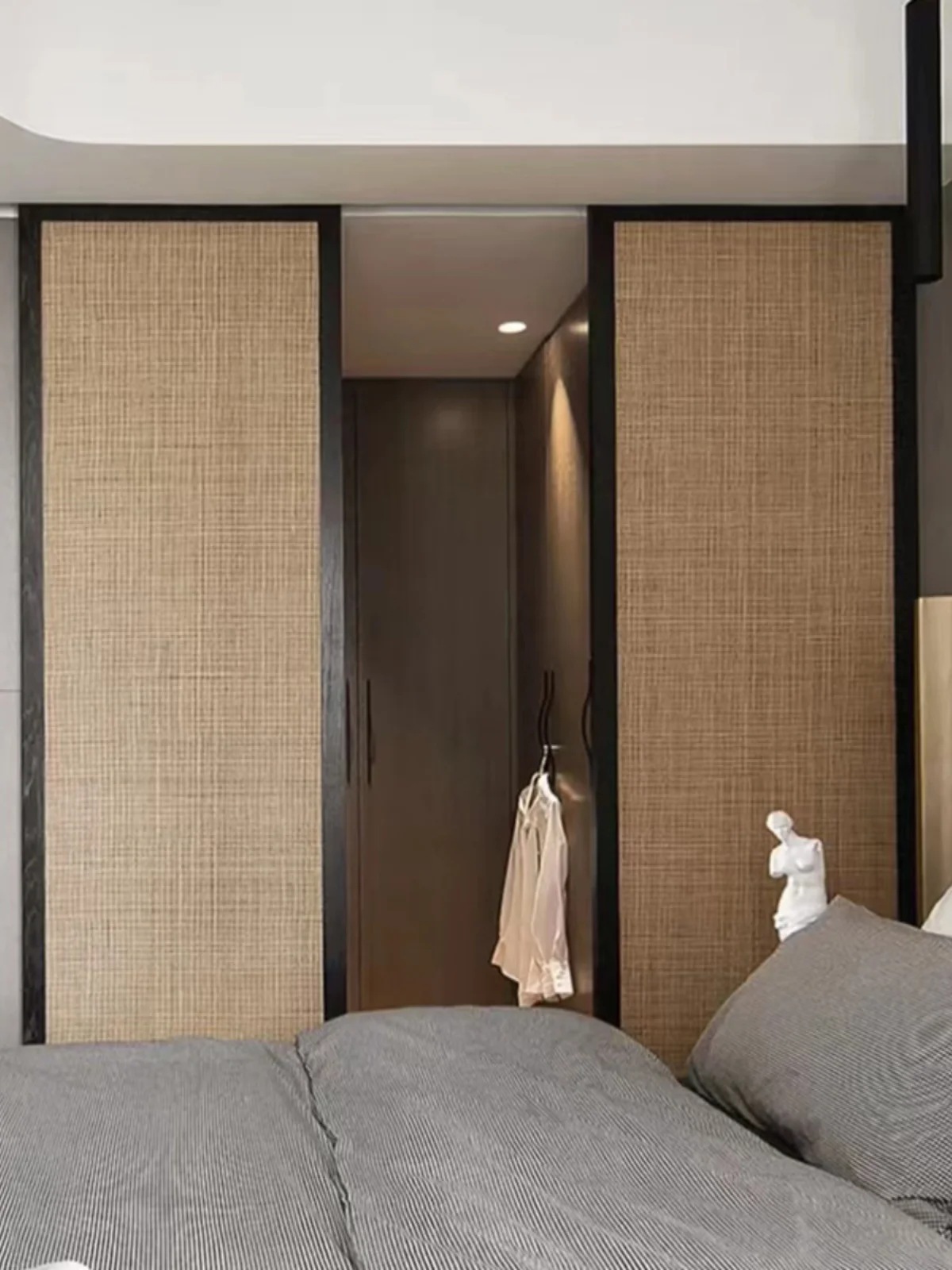 Japanese style rattan door, sliding door