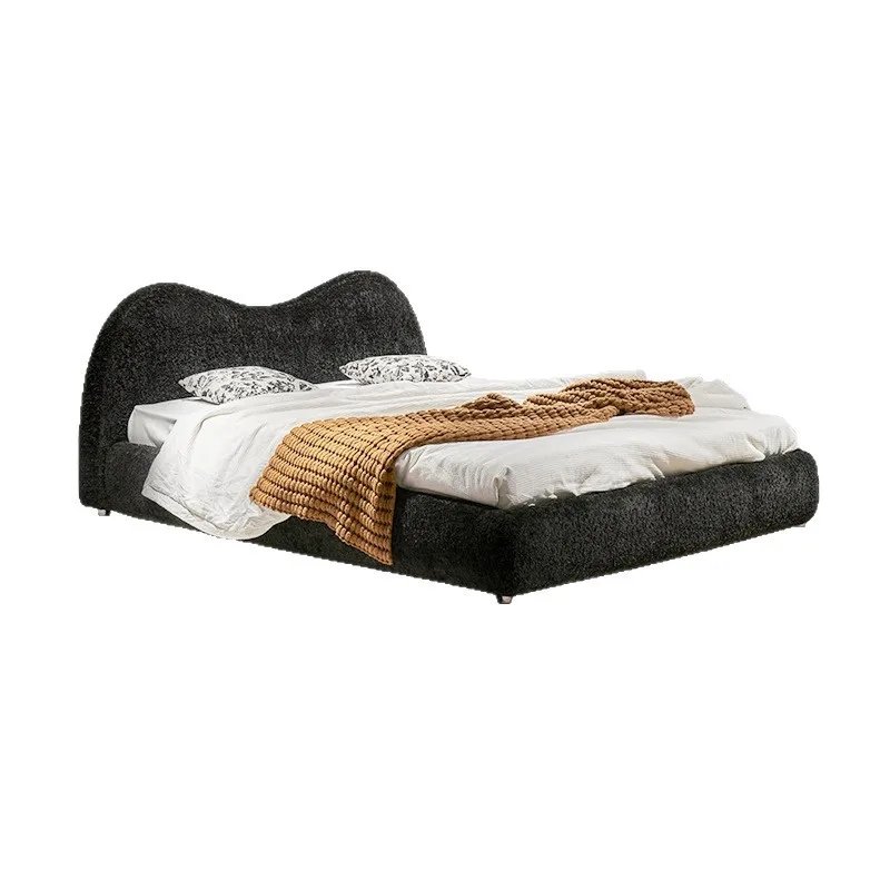 Modern minimalist, high PC and console game sleeping soft bag bed, embedded double wedding bed