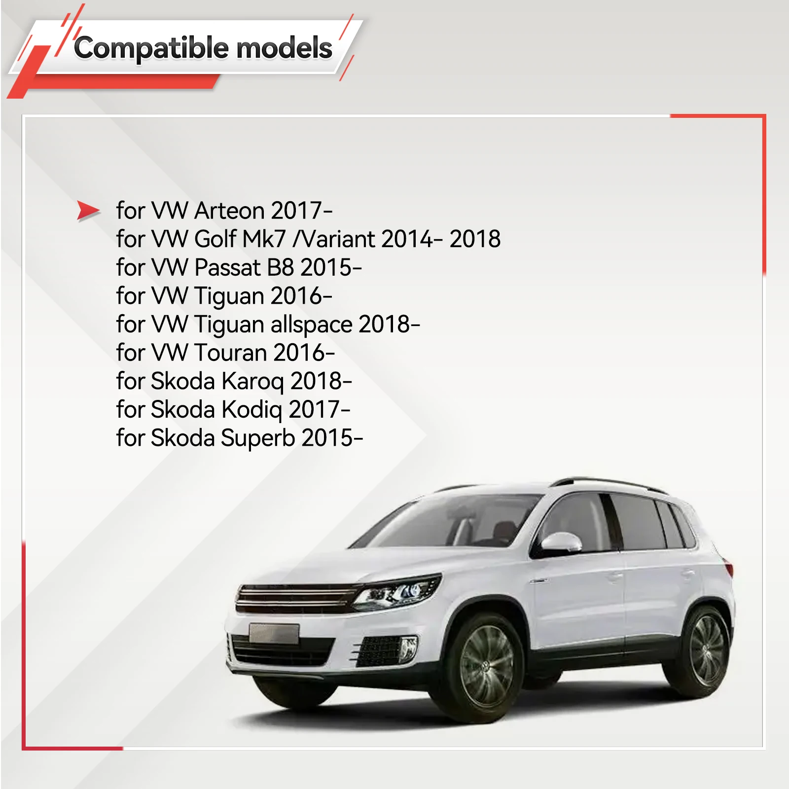 For VW Golf MK7 Passat B8 Tiguan Touran Car Passenger Side Window Master Control Switch Button 5G0959855 5G0959855G 5G0959855M