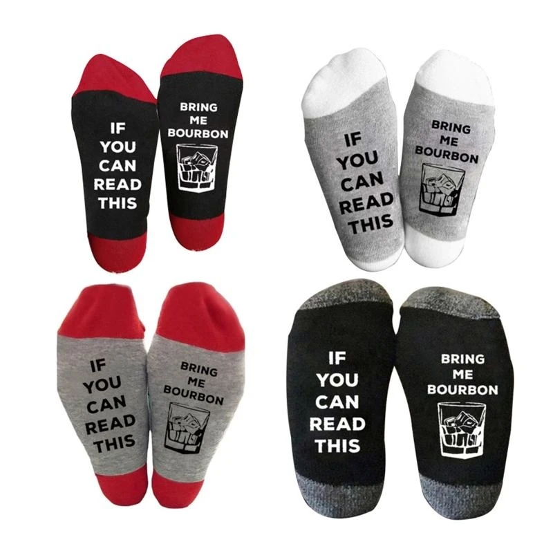 1 زوج الخريف الربيع النساء الجوارب رسالة لطيف مضحك الجدة شتاء دافئ المنزل الرياضة محب سوكس هدايا العيد 15UB #4