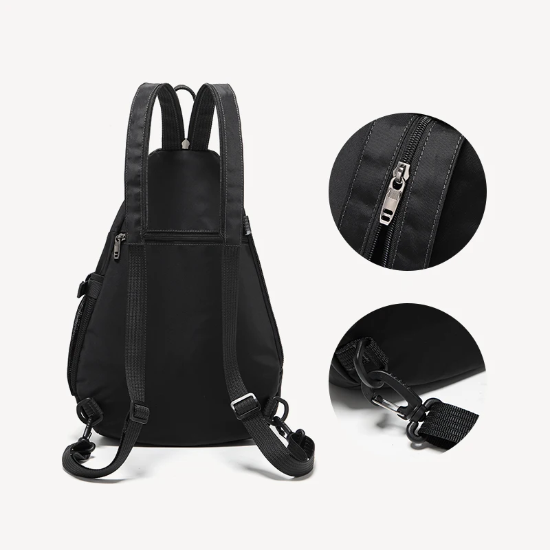 Mochila de hombro ligera para hombre, bolso cruzado, impermeable, multifuncional, para montañismo, a la moda, 1832