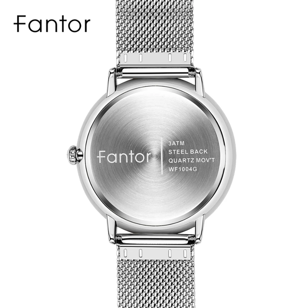 Fantor Men's Luxury Brand Man Quartz Chronograph Waterproof Gold Strap Men Watches relogio masculino