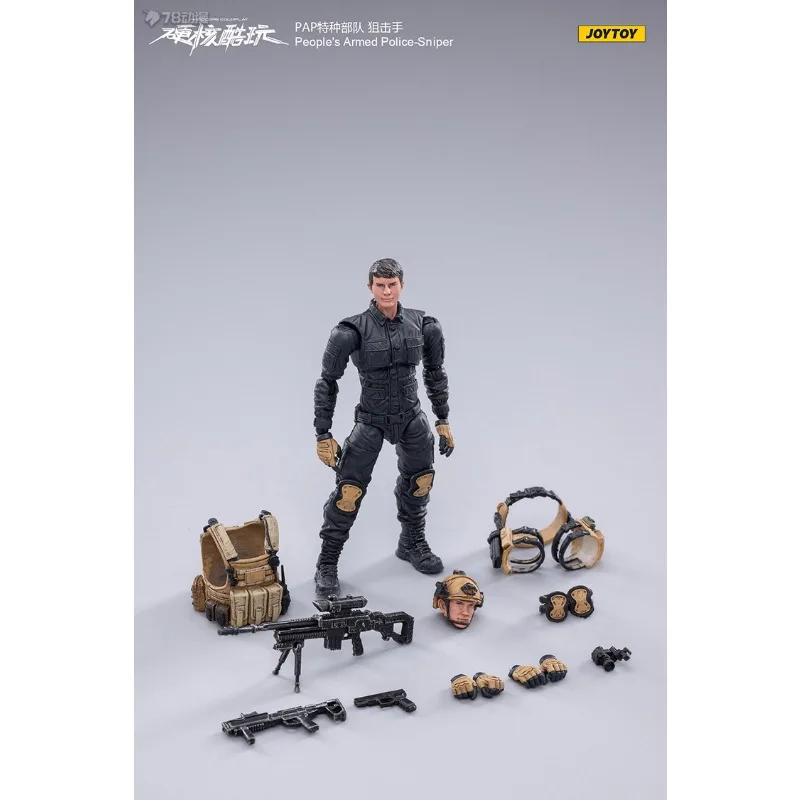 JOYTOY Original 1/18 producto terminado serie de soldados móviles PAP fuerzas especiales modelo de figura de acción juguetes modelo regalos para niños