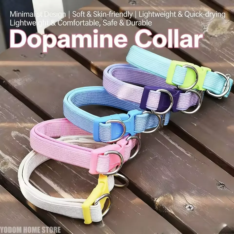 New Pet Dog Collar Leash Set Nylon Material Durable Dog Supplies Leash Pet Tactical Training Large Collars Home Pet Products