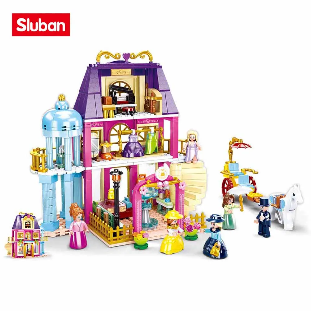 

Sluban Building Block Toys Girls Dream B0876 Department Store Mall 526PCS Bricks Compatbile With Leading Brands