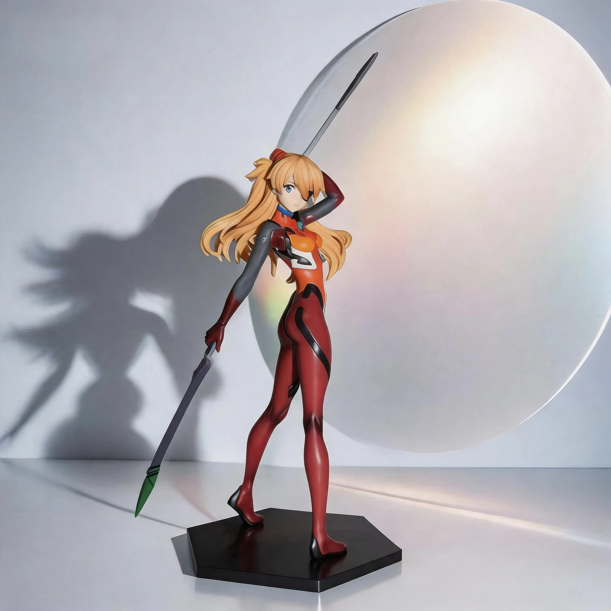 37cm 14.5 inch Anime Asuka Langley Soryu Figures Pvc Statue Desktop Ornamen Collection Statue Model Decoration Room Toys Gifts