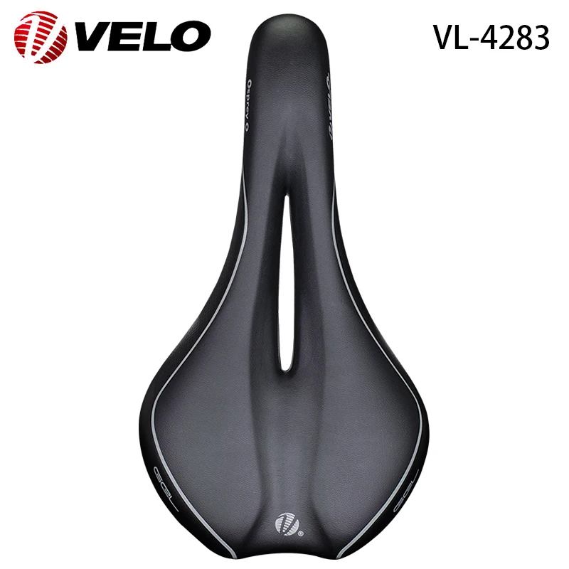 

VELO VL-4283 Zone Cut Comfort Breathable PU Silica Gel Unisex Bicycle Saddle BMX Road MTB Mountain Bike Cushion Cycling Parts