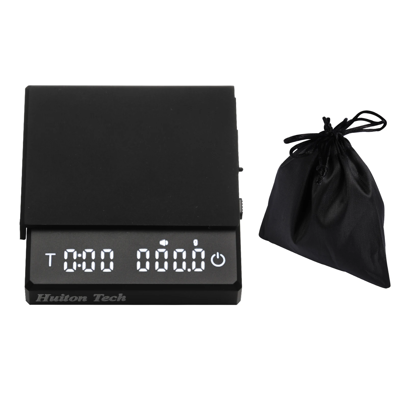 Huiton Kitchen Coffee Scale with Timer Rechargeable Digital Scale 0.1g High Precision 3 Modes Drip Espresso Scale Barista Gift