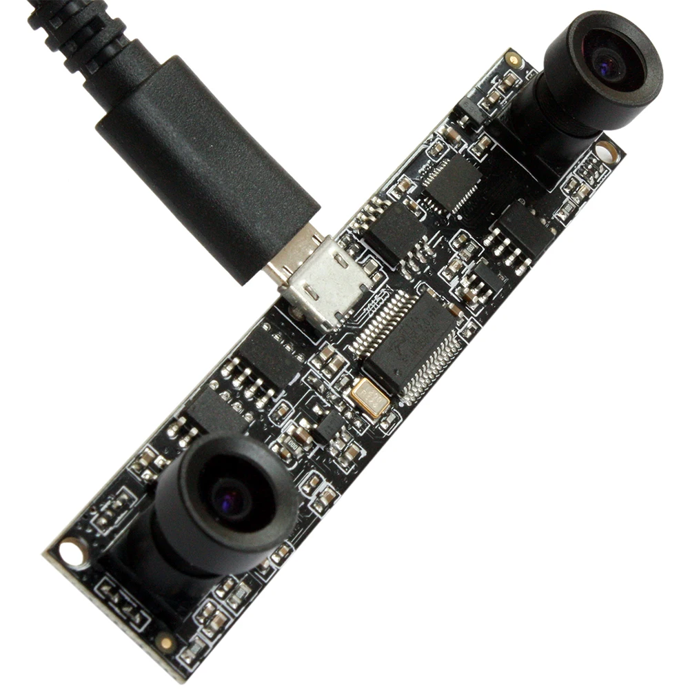 HD 720P 120 Degree Wide Angle Dual Lens Stereo Camera Usb 2.0 for Geographic Information System