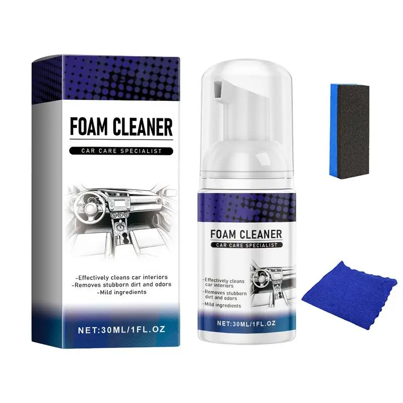 

Cleaning Foam Spray For Car Multi-Function Foam Spray For Car Upholstery Fabrics Leather Rubber Foam Cleaner Stain Remover